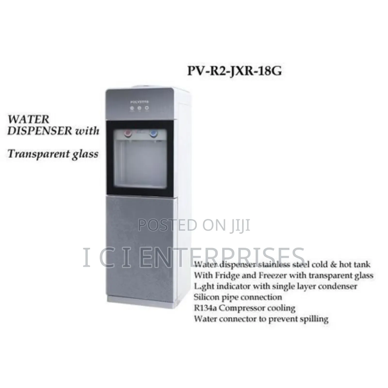 Polystar Water Dispenser With Fridge