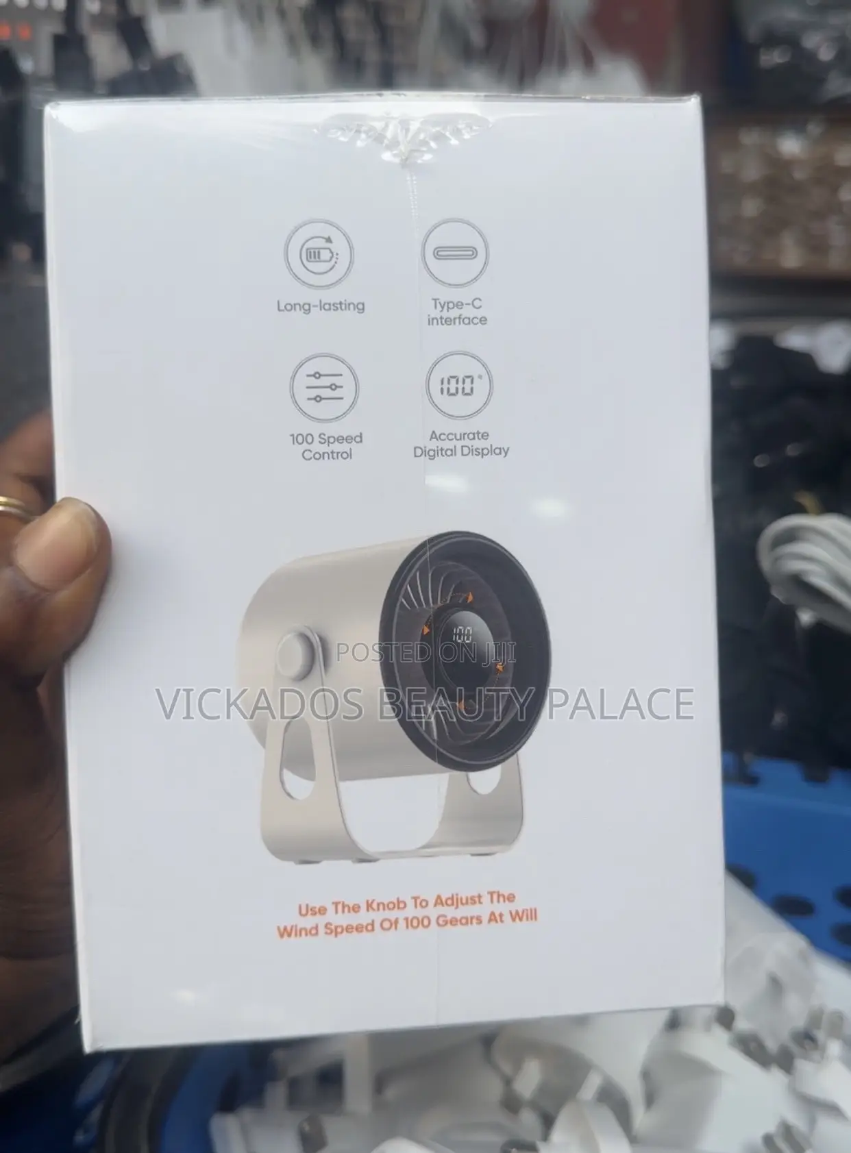 Vidvie Digital Display Desktop Fan