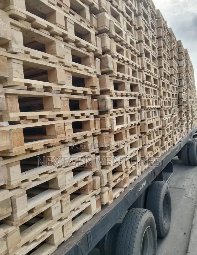 Treated Wooden Pallet for Materials Goods