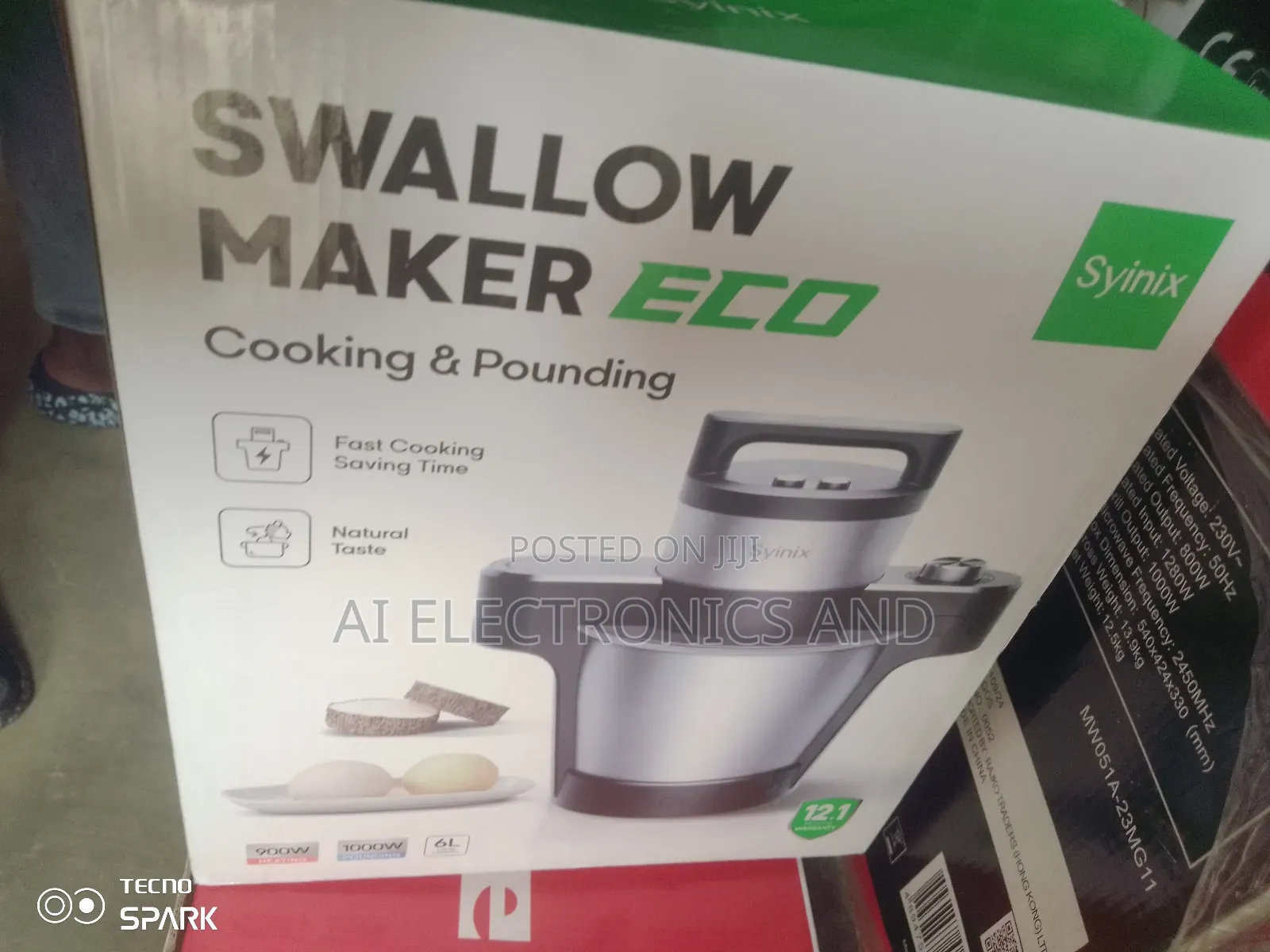 Swallow Maker Eco Cooking and Pounding