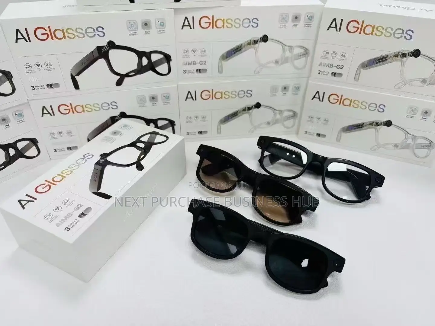 G2 Smart Ai Camera Glasses With 3 Lenses