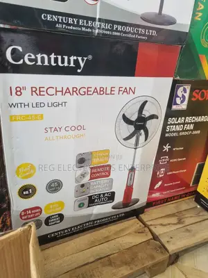 Century Rechargeable Fan 18 Inches