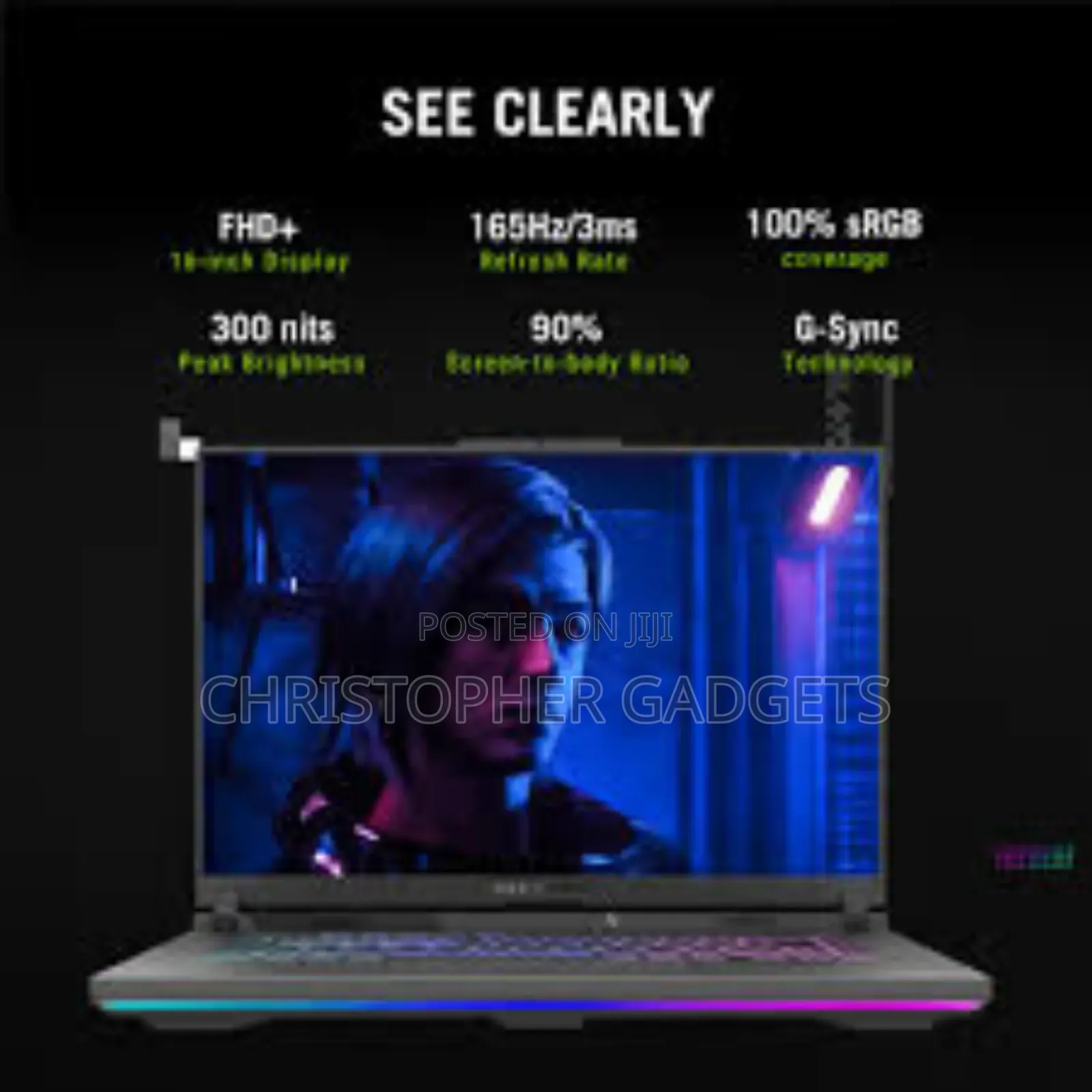 Laptop Asus ROG Strix G16 G614 16GB Intel Core I9 SSD 1T