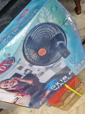 Ox Black Standing Fan Brand New