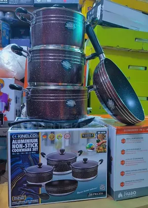 Kinelco Non-Stick Cookware Pot Wit Frypan