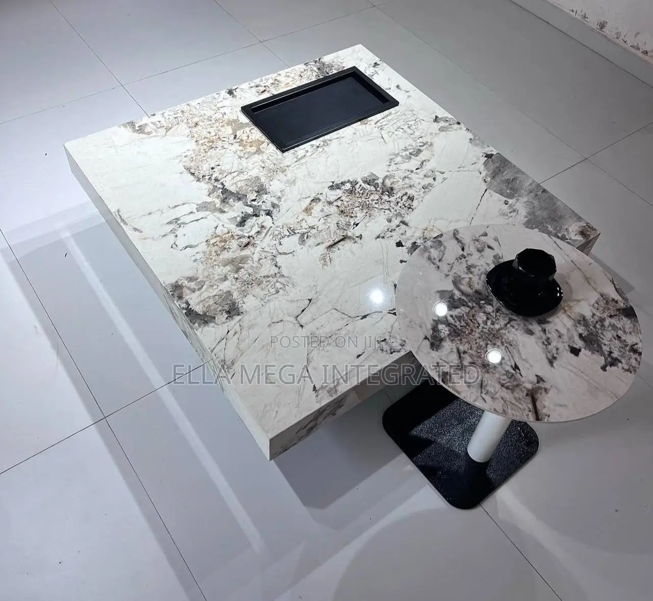 Luxury Cuboid Centre Table and a Side Stool