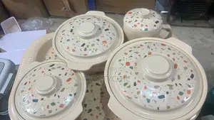 5 Pieces Set of Plate and Tray