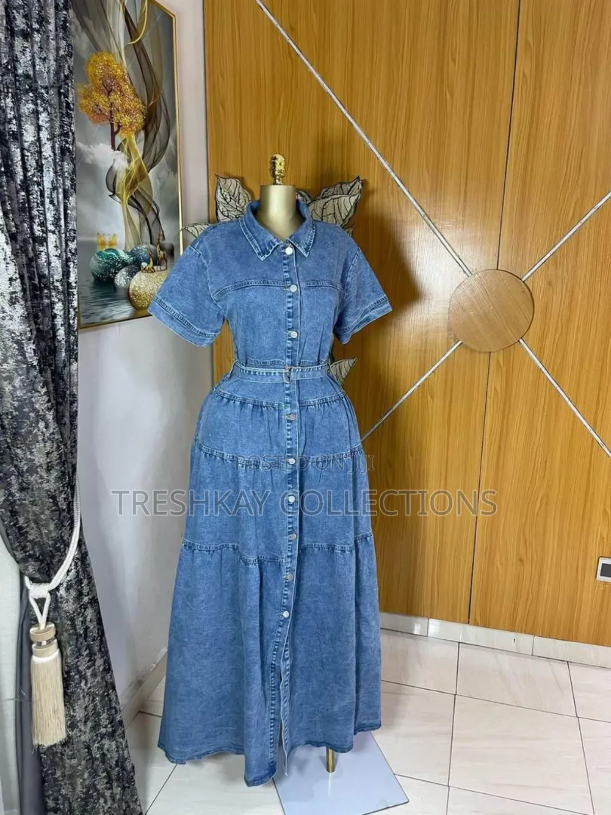 Luxury Denim Dress 