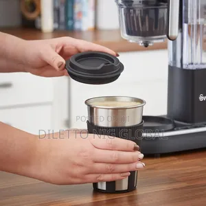 Swan Stainless Steel Bean to Cup Coffee Machine With Travel Mug