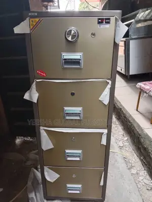 4 Door Heavy Steel Fire Proof Safe Guard