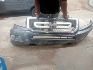 Complete Front Bumper With Front Grille Honda Ridgeline 2012 Model