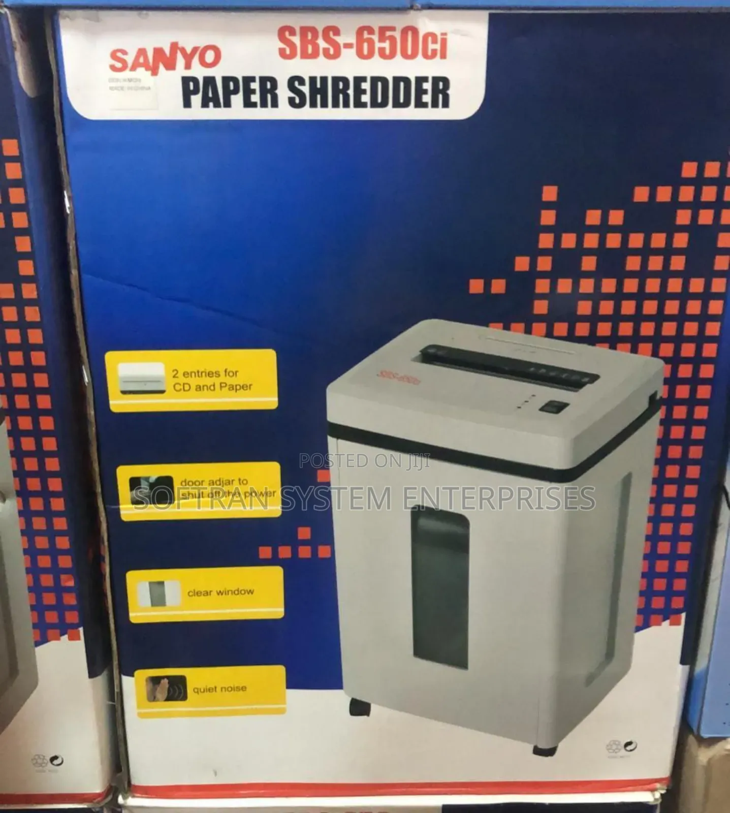 Sanyo SBS-650ci 
Paper Shredder