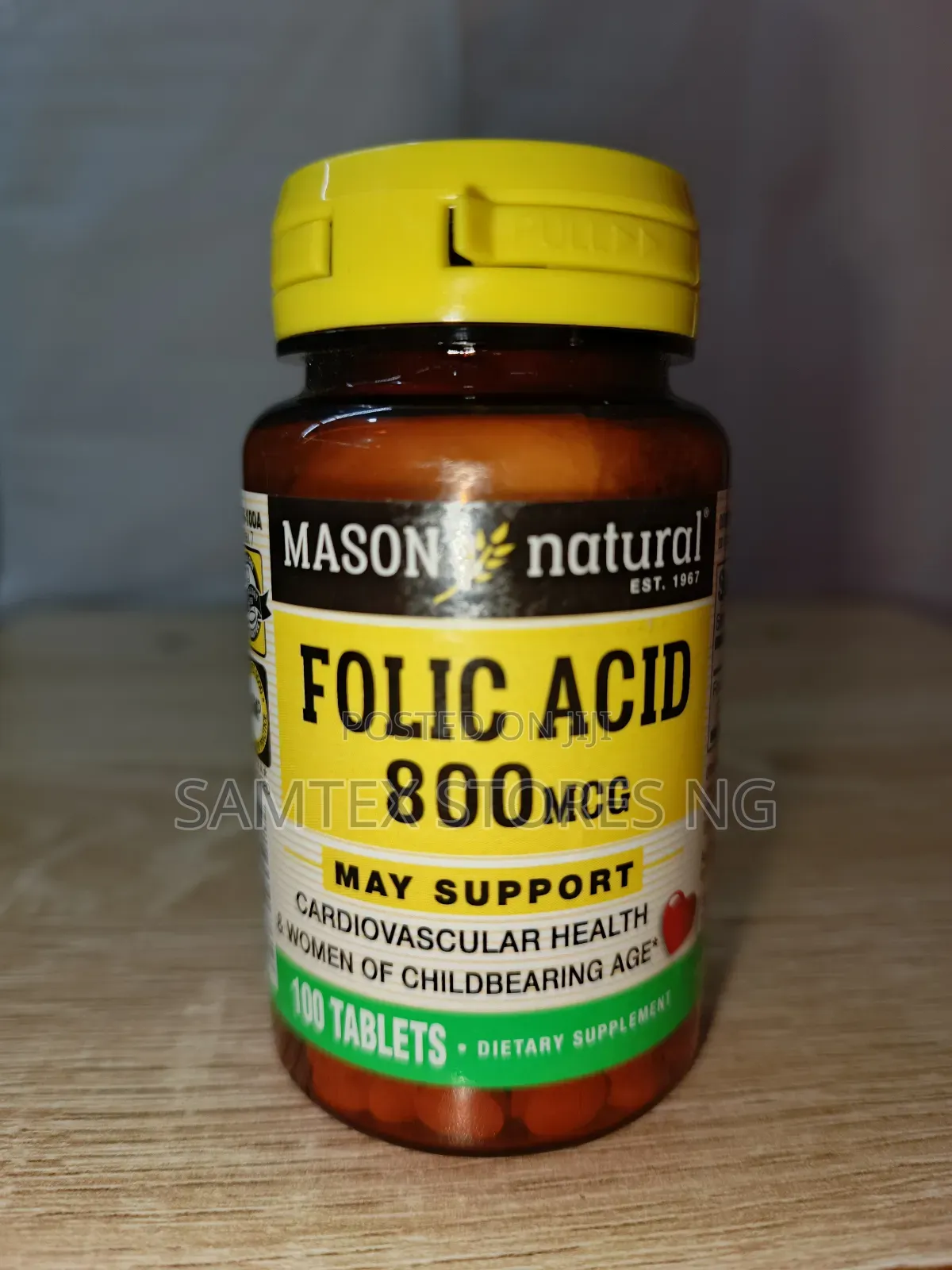 Folic Acid 800mcg Tablet.