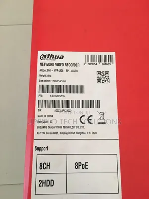 8ch NVR With 8 Poe (2 Sata, Up to 8mp)