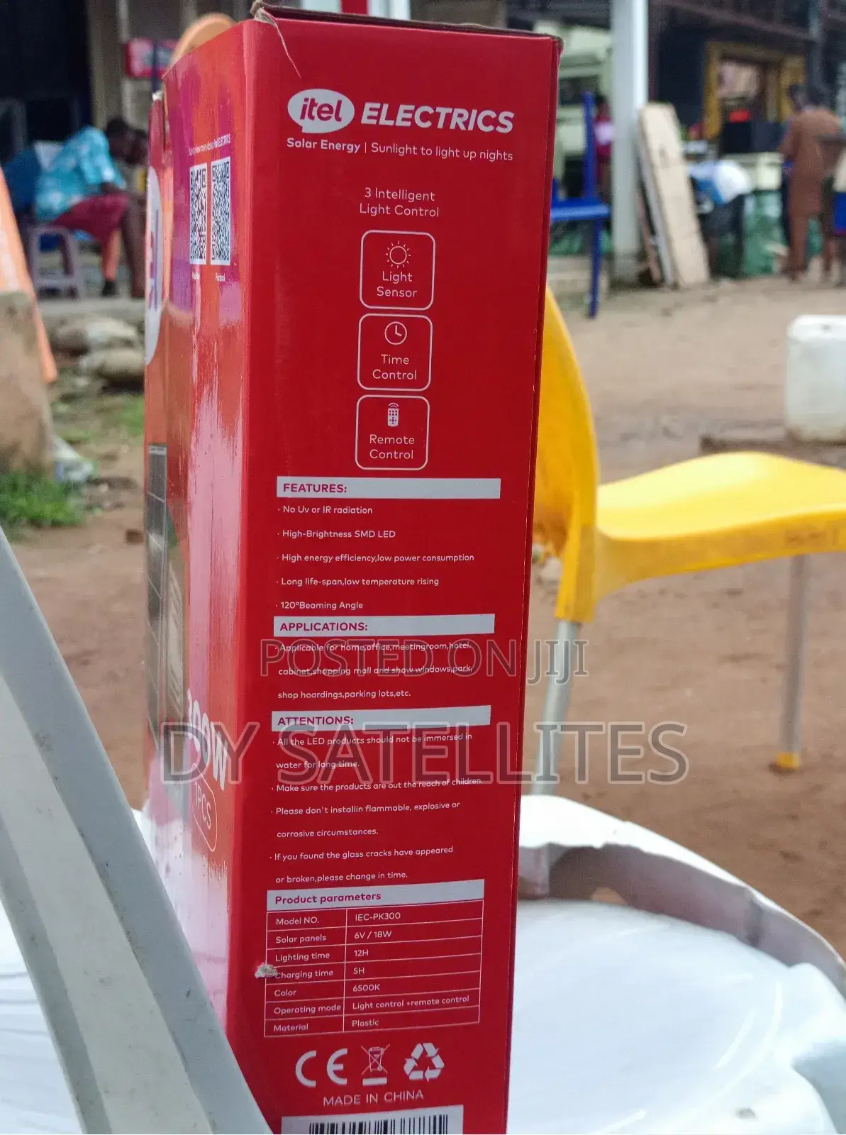 Itel 300 Watts Solar Streets Light