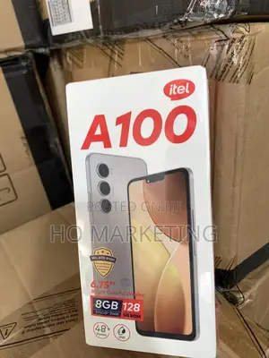 New Itel A100 128 GB Black