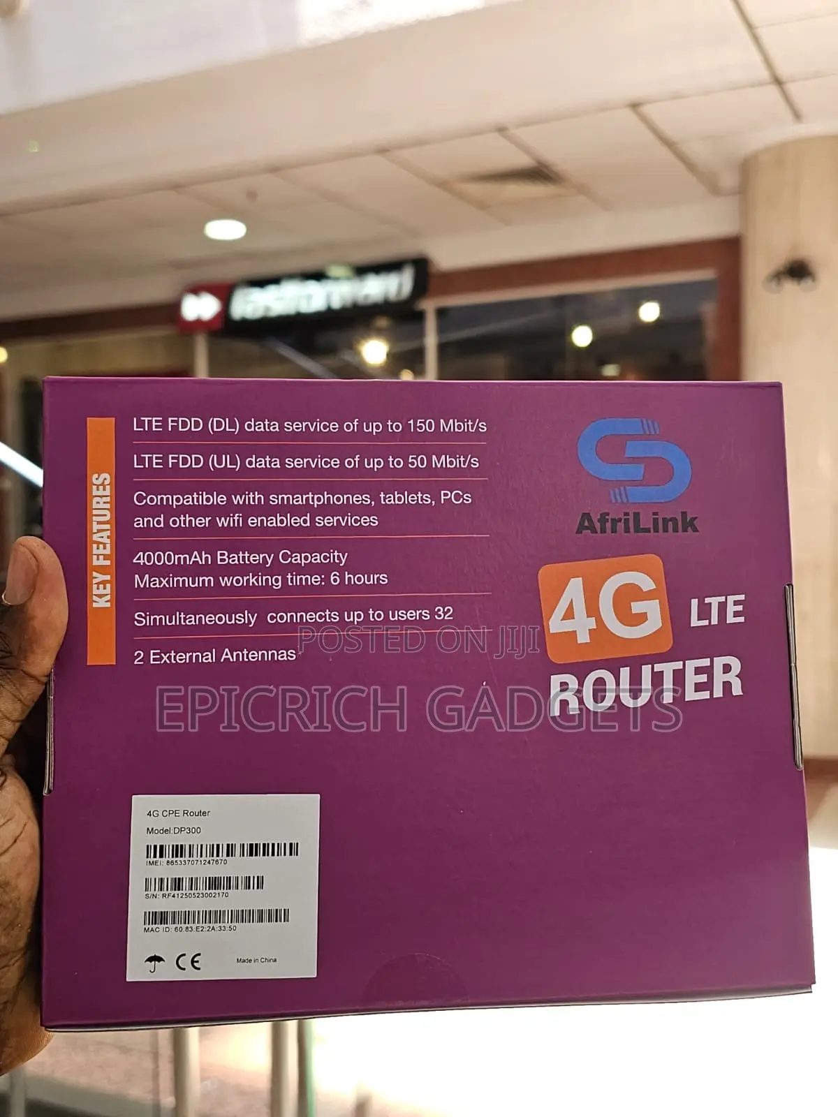 Afrilink 4g Universal Internet Network Router