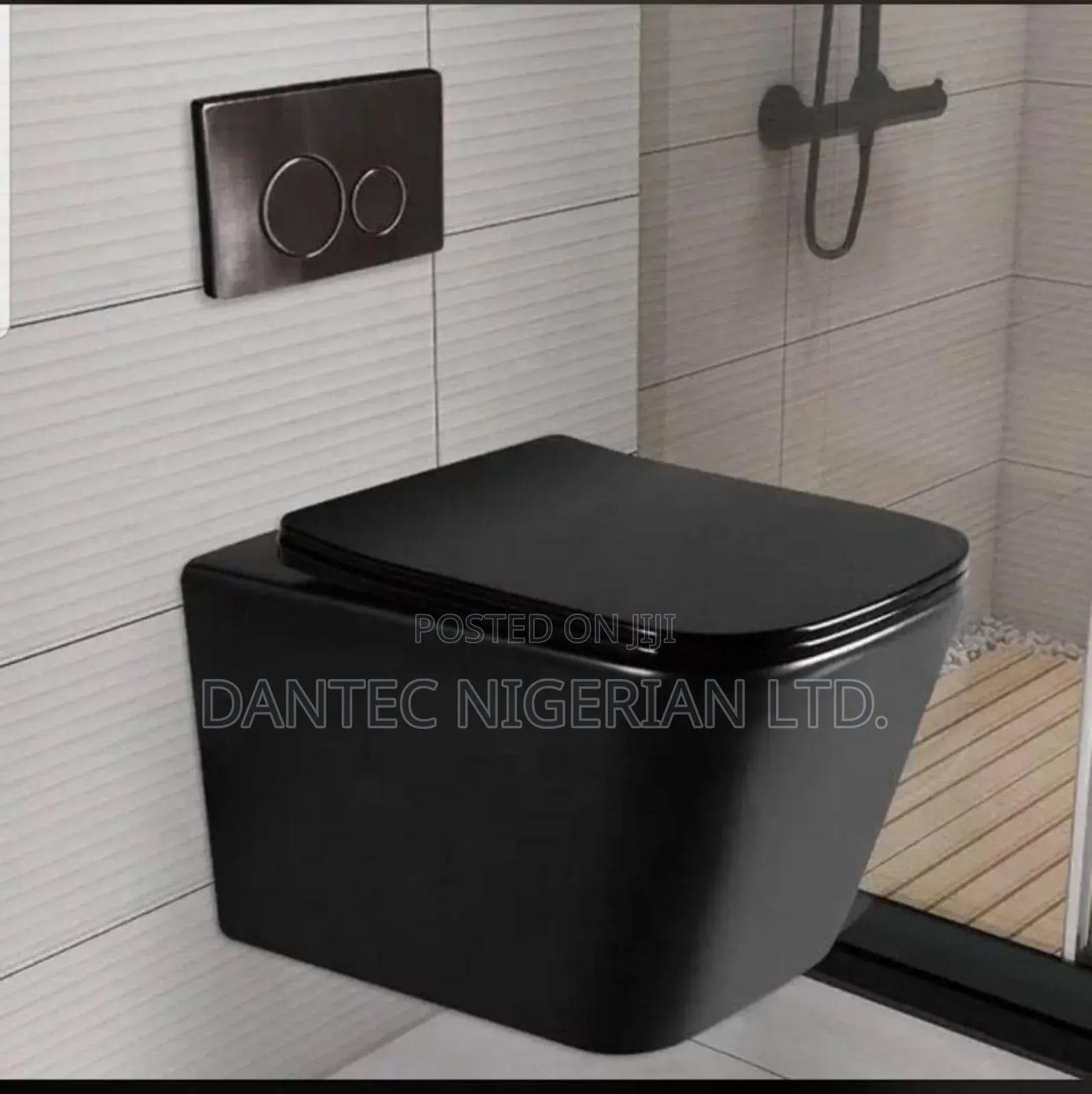 Black Conceal Wc Set