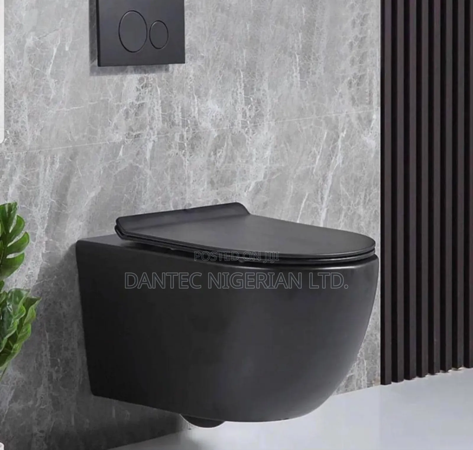 Black Conceal Wc Set