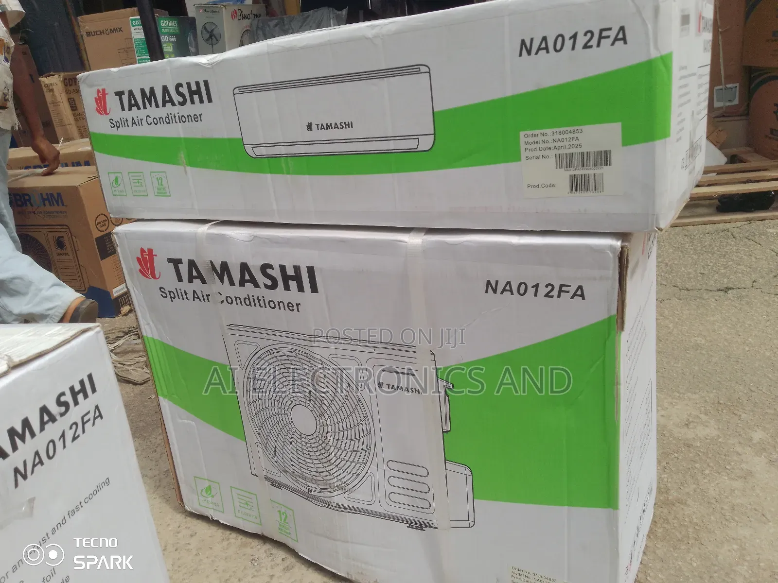 Air Conditioner (A/C) 1.5hp Tamashi Product.