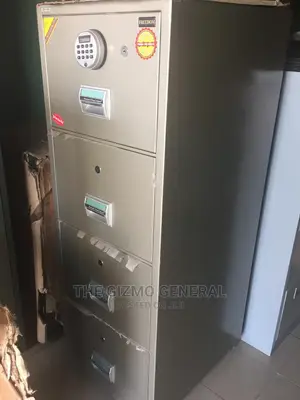 4 Drawer Fire Proof Cabinet + Dial Lock