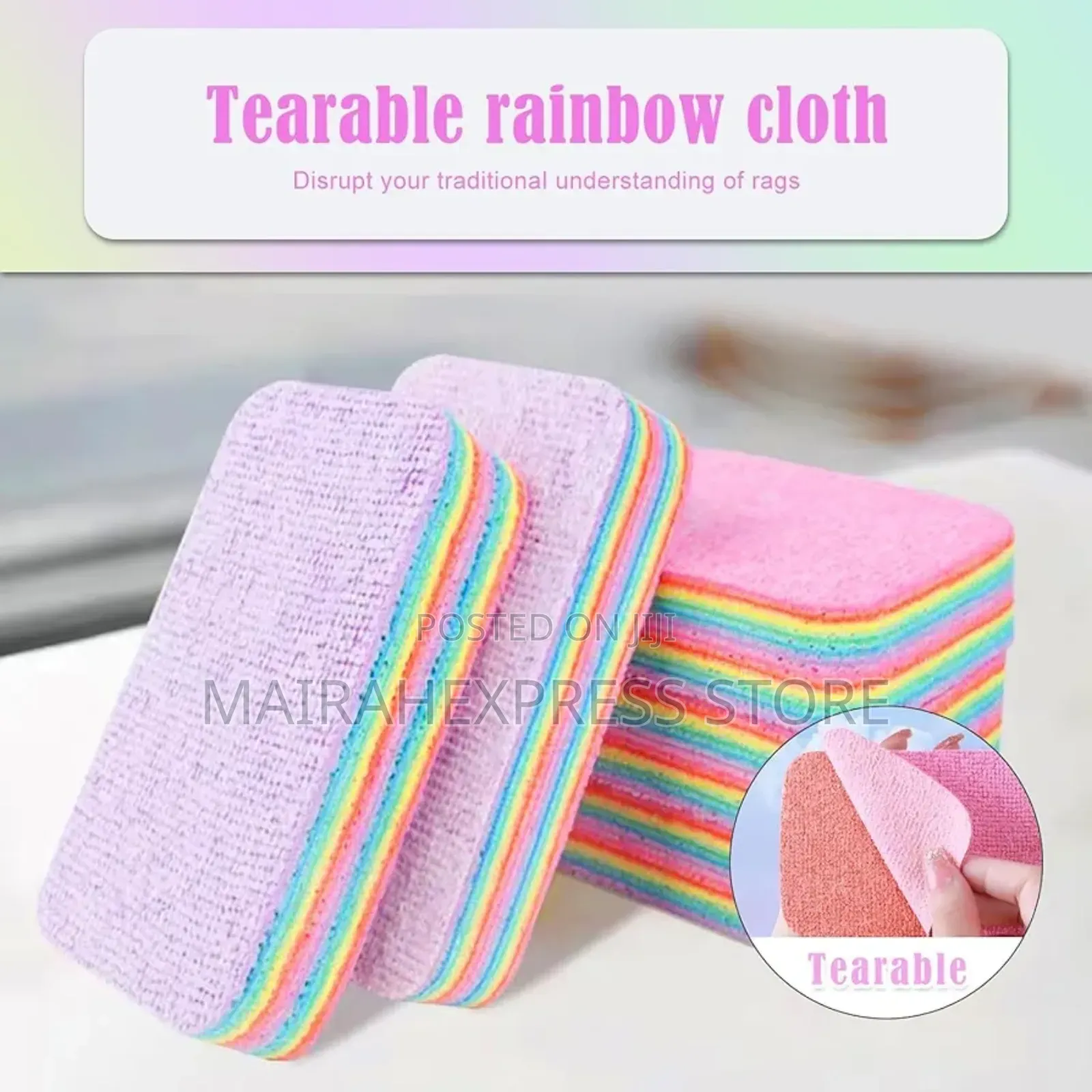 Microfiber Tearable Cleaning Rags