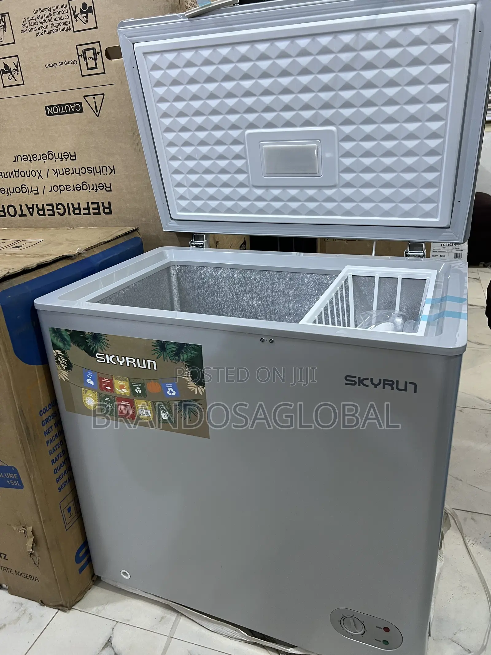 Skyrun 155 Litre Deep Freezer – Strong Compressor System