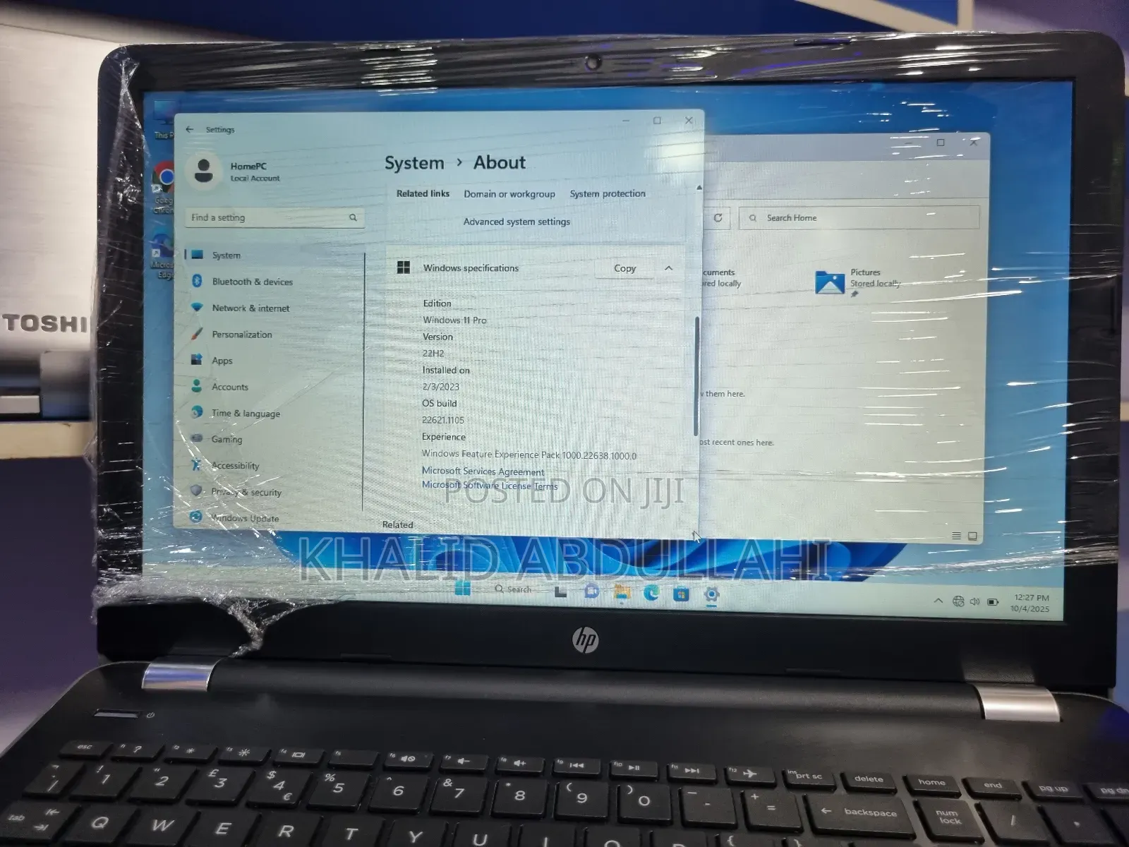 Laptop HP 15 4GB Intel Celeron SSD 128GB