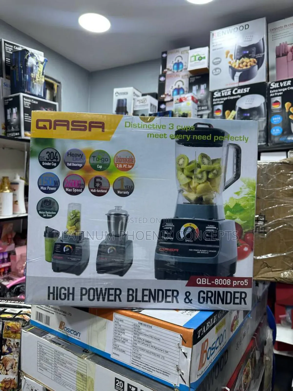 3in1 Qasa Electric Blender (Pro5)