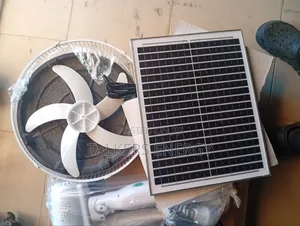 16"Inch Solar Rechargeable Standing Fan
