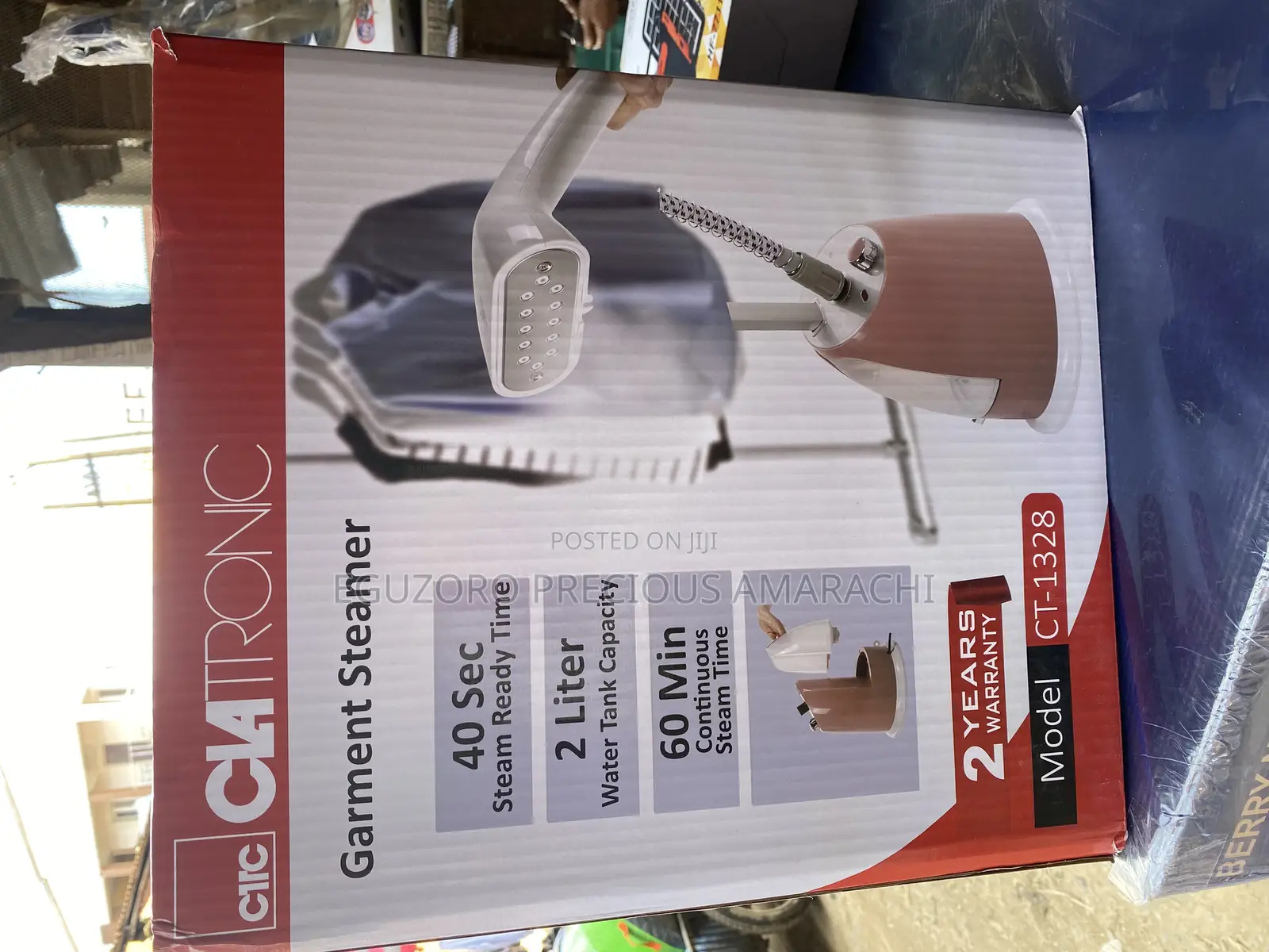 Cntronic Garment Steamer 2 Litres