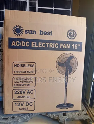 16"Inch Ac Dc Standing Fan (Non-Rechargeable)