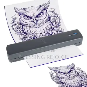 Portable A4 Thermal Wireless Rechargeable Tatoo Printer