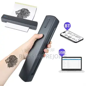 Portable A4 Thermal Wireless Rechargeable Tatoo Printer