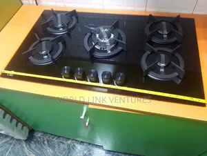 G S Cabinet Table Gas Cooker 5 Burners With Automatic Ignition