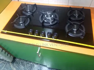 G S Cabinet Table Gas Cooker 5 Burners With Automatic Ignition