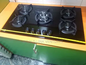 G S Cabinet Table Gas Cooker 5 Burners With Automatic Ignition