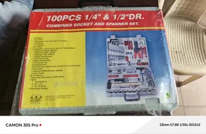 100pcs Combined Sockets And Spanner Set 1/4" X 1/2" Dr