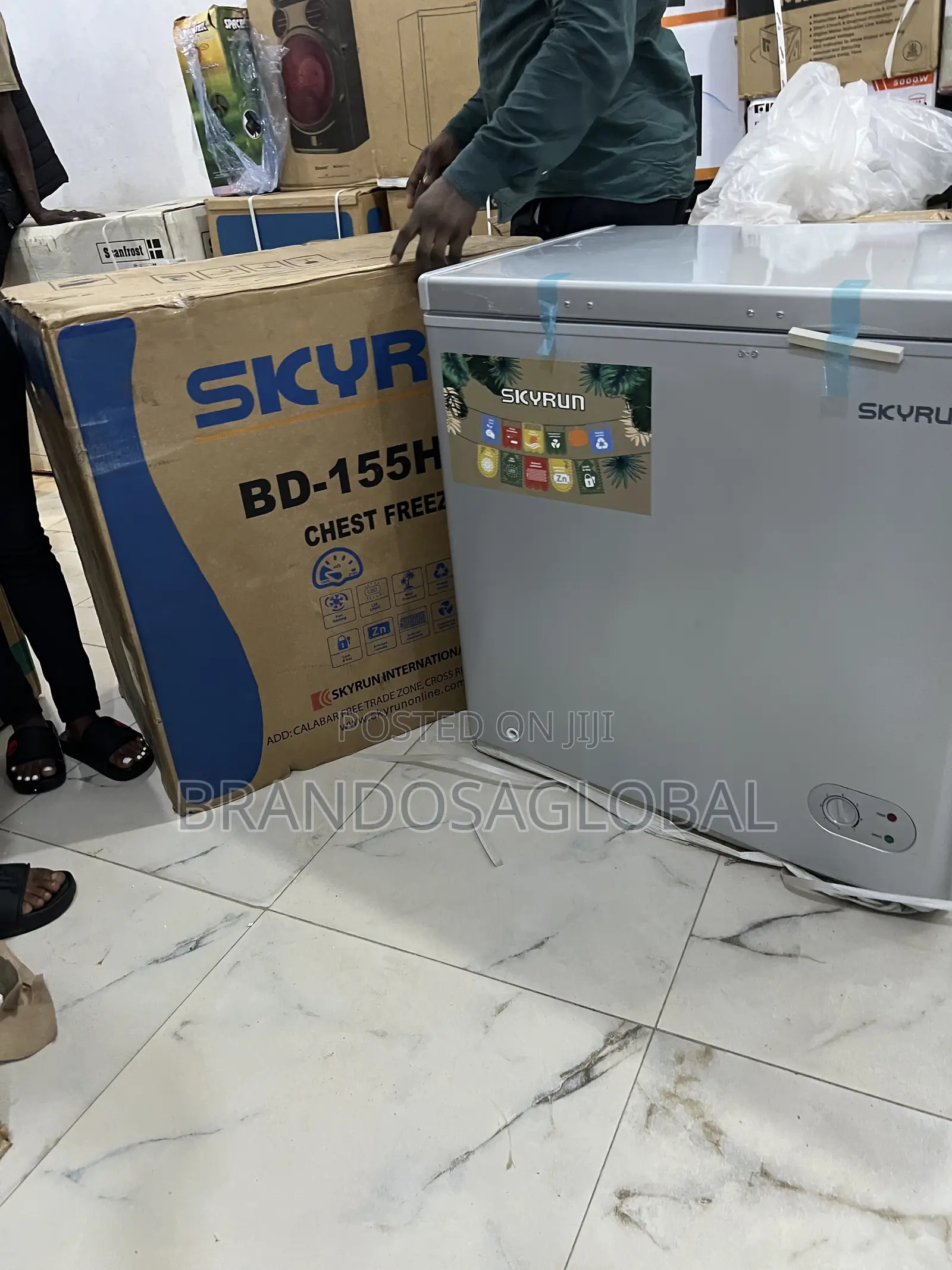 Skyrun 155l Freezer – Durable and Quiet Operation