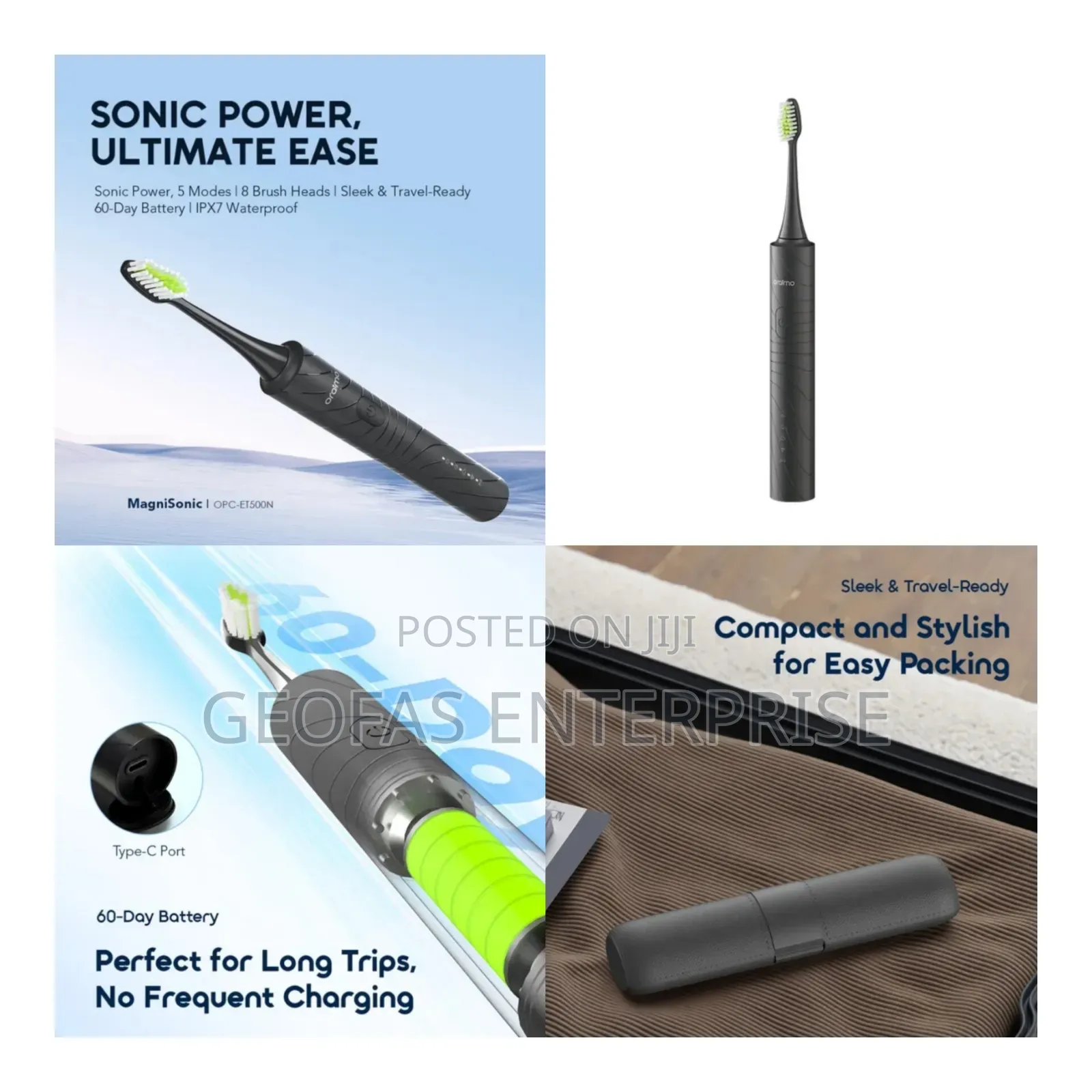 Oraimo Magnisonic Sonic Power Electric Toothbrush
