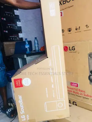 New Lg 600watt Sound Bar Subwoofer System