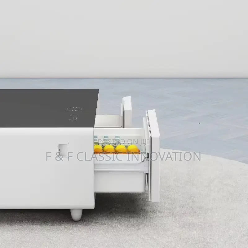 Smart Coffee /Center Table With Fridge