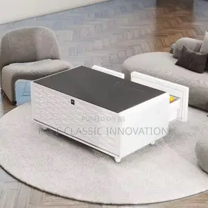 Smart Coffee /Center Table With Fridge