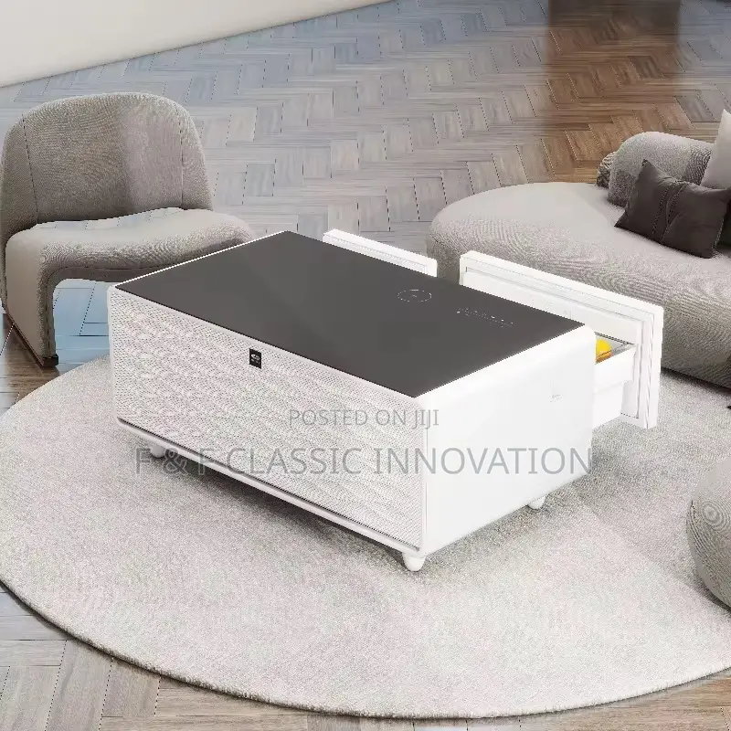 Smart Coffee /Center Table With Fridge