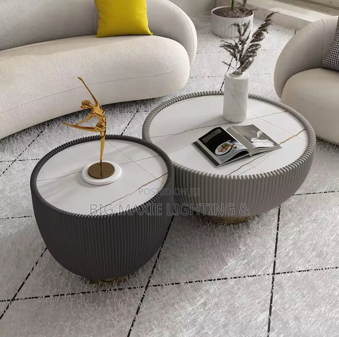 Luxury Double Set Coffe Table