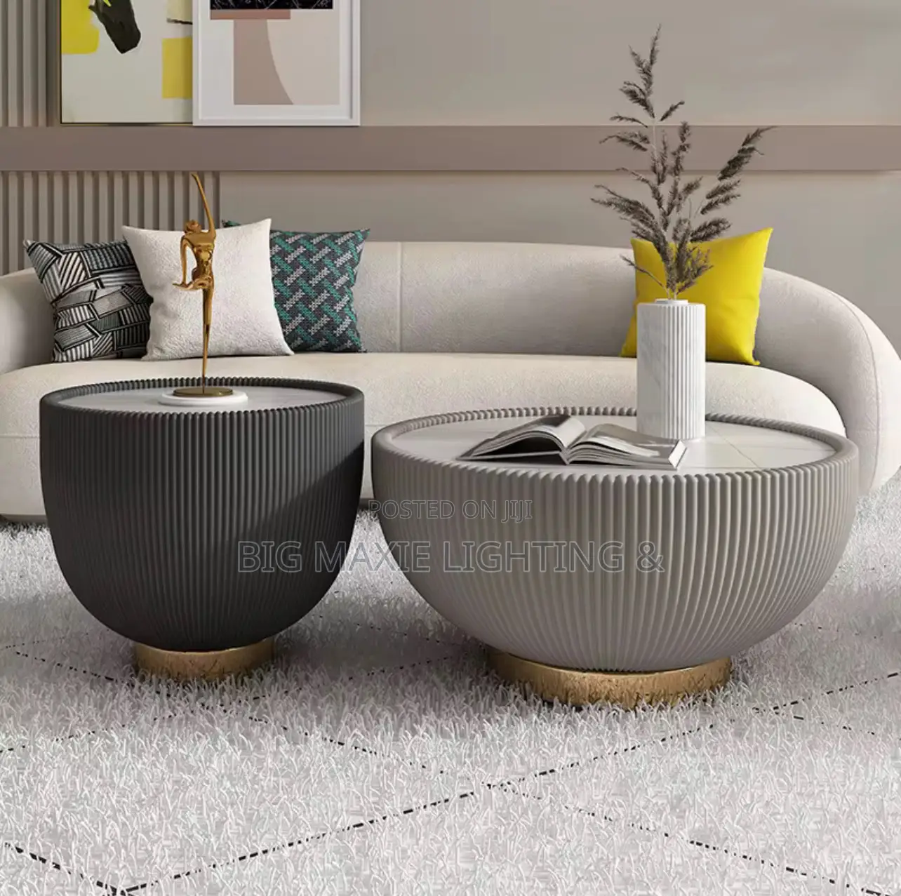 Luxury Double Set Coffe Table