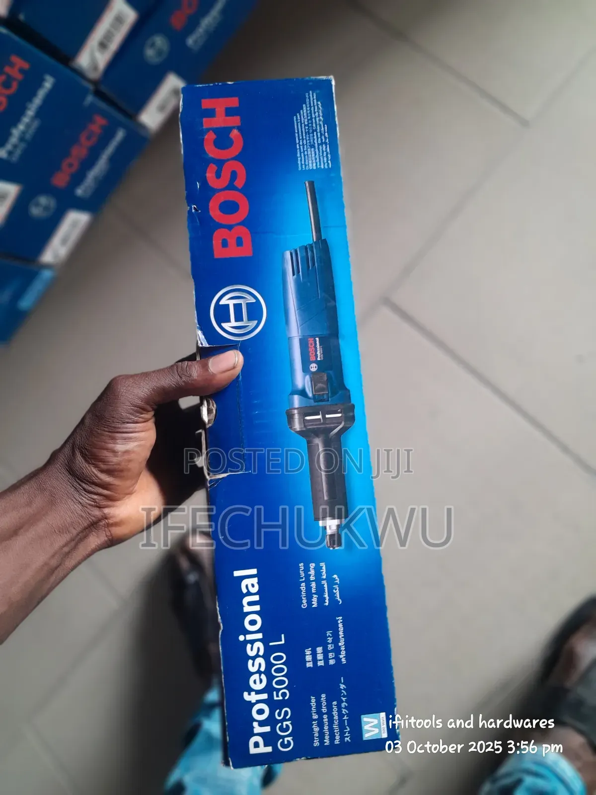 Bosch Straight Die Grinder 6mm Shank