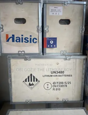 Best Haisic Importer in Lagos. 8kw-25.6v Haisic Solar Lithium Battery