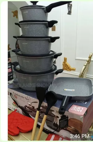 5 Pc Ucc Life Granite Pot