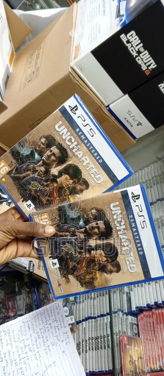 Uncharted Ps5 Game Disc